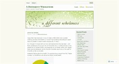 Desktop Screenshot of adifferentwholeness.com